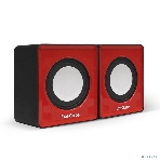 Акустическая система 2.0 ExeGate EX289920RUS Disco 140 Red (питание USB, 2х3Вт (6Вт RMS), 100-20000Гц, красный), фото9