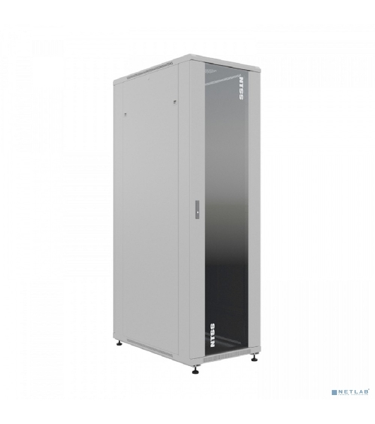 Шкаф серверный NTSS Премиум (NTSS-R22U60100GS) напольный 22U 600x1000мм пер.дв.стекл металл 900кг серый IP20 сталь