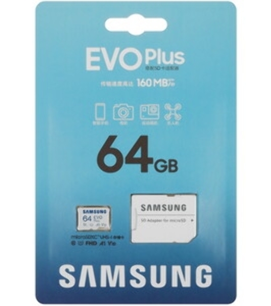 Флеш карта MICRO SDXC EVO+ 64Gb V10 W/A MB-MC64SA/CN Samsung