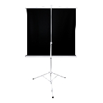 Экран 127x127см TriScreen 1:1 напольный рулонный белый71', фото7