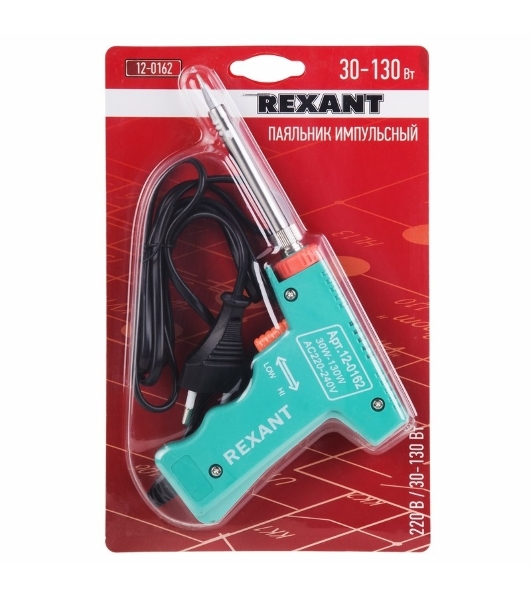 Паяльник импульсный Rexant, 220 В/30-130 Вт