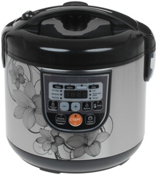 Мультиварка Centek CT-1498 Ceramic черный, сталь 700 Вт, 5.0л, КЕРАМИЧЕСКОЕ ПОКРЫТИЕ ЧАШИ, 10 пр-м.