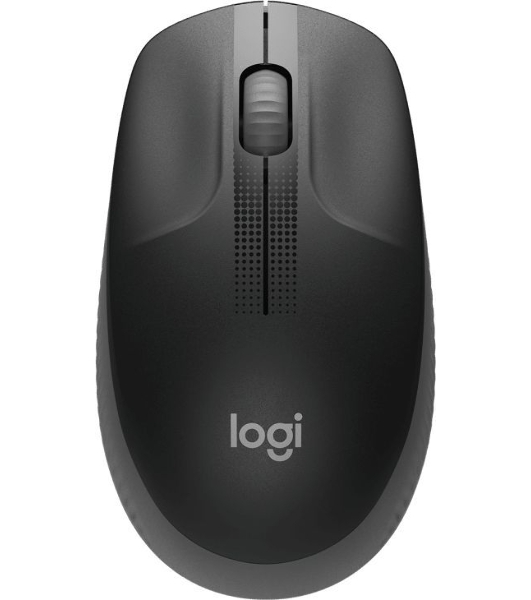 Мышь беспроводная Logitech M190 черный, 1000 dpi, радиоканал, USB, кнопки - 3