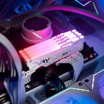 Оперативная память Kingston Fury Beast, DDR5, 32Gb (1x32Gb), 6000MHz, CL36, DIMM, радиатор, RGb, белый, фото5