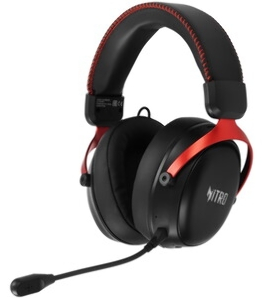 Гарнитура Acer OHR401 чёрный, беспроводная + проводная, USB/Bluetooth/mini jack 3.5 мм, до 55 ч, подсветка