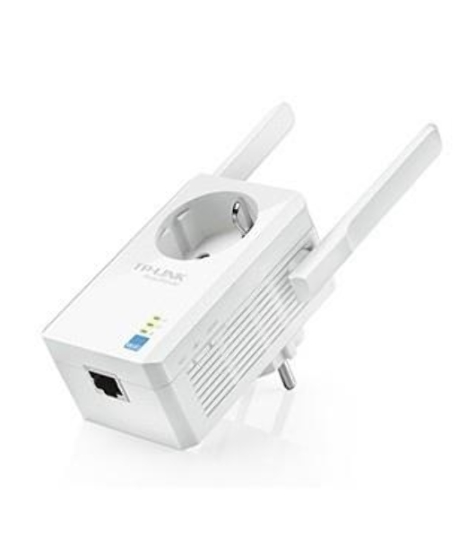 Сетевой адаптер TP-Link SOHO TL-WA860RE 300Mbps Wireless N Wall Plugged Range Extender with AC Passthrough, QCA(Atheros), 2T2R, 2.4GHz, 802.11b/g/n, 1 10/100Mbps LAN port, Range Extender button, Range Extender mode, suppo поставляется без кабеля RJ-45