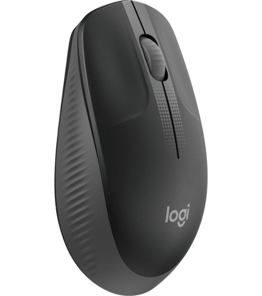 Мышь беспроводная Logitech M190 черный, 1000 dpi, радиоканал, USB, кнопки - 3