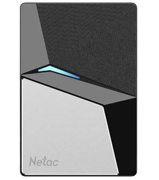 Внешний SSD Netac Z7S, 240 Gb, USB 3.2 Gen 2 Type-C, R/W 550/480, черный