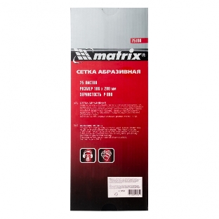 Сетка абразивная Matrix, P 800, 106 х 280 мм, 25 шт.