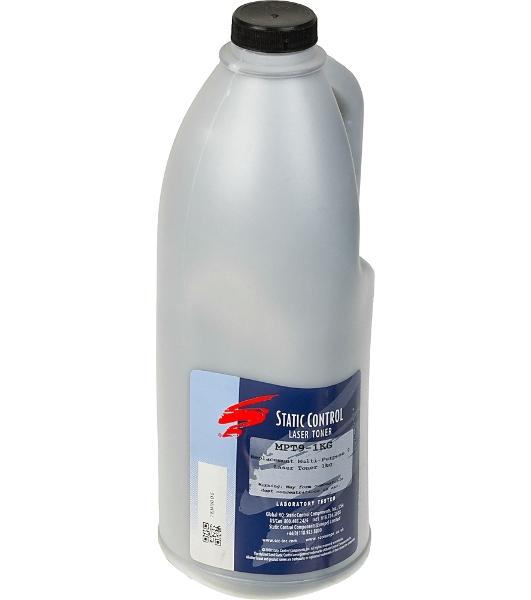 Тонер Static Control MPT9-1KG черный флакон 1000гр. для принтера HP LJ Pro PM401/P2055/P3005/P3015