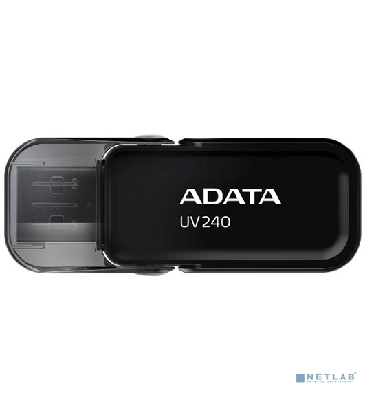Флешка USB ADATA UV240 (AUV240-64G-RBK), 64Gb, USB 2.0, R/W 15/5, черный