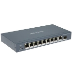 Коммутатор Hikvision DS-3E0510P-E/M(O-STD)(B), 8×1 Гбит/с PoE + 2×1 Гбит/с, неуправляемый, фото9