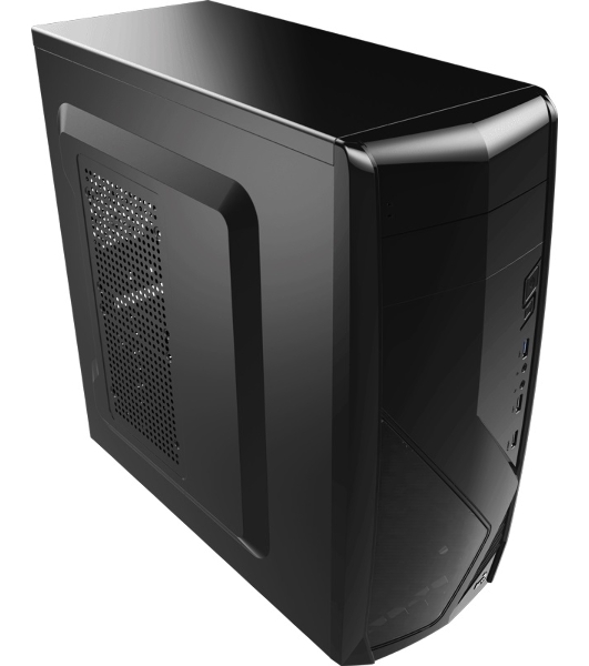Компьютерный корпус Miditower Aerocool/Formula Cs-1102 черный ATX/micro ATX/mini ITX, USB 3.0 (без БП) 58133