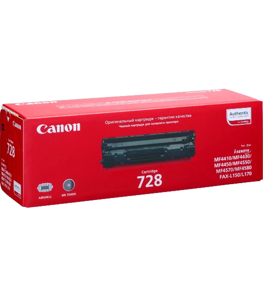 Картридж лазерный Canon 728 черный (2100 стр.) для Canon MF4410/4430/4450/4550/4570/4580