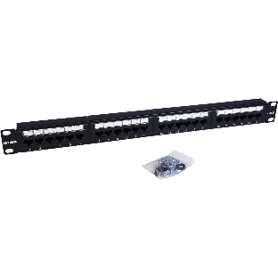 Патч-панель NTSS-PP-1U-24-UTP-RJ45-6-D 19' 1U 24xRJ45 кат.6 UTP