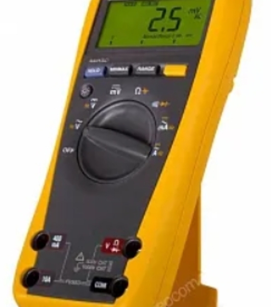 Мультиметр FLUKE 177цифровая 1000мА Диод тестжелтый черный 0,42кг