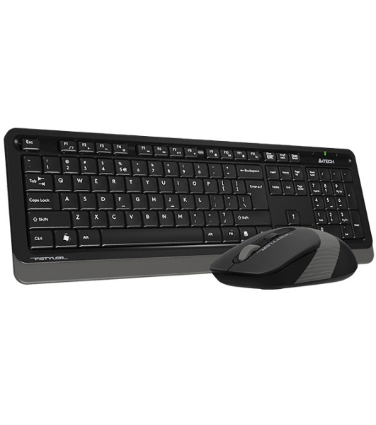 Комплект клавиатура+мышь A4Tech FStyler FG1010 беспроводной, USB, 2000 DPI, чёрный