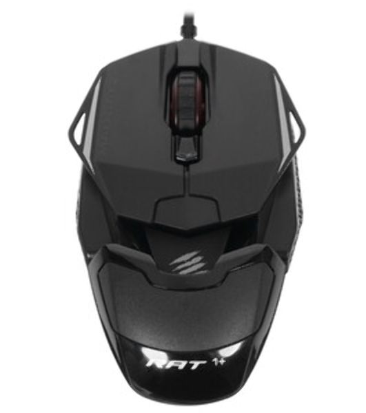 Мышь проводная игровая Mad Catz R.A.T. 1+ (ADNS3050, USB, 3 кнопки, 2000 dpi) черная