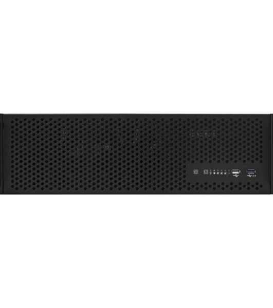 Серверный корпус ExeGate EX293913RUS Pro 3U450-09 (RM 19', высота 3U, глубина 450, БП 1100RADS, USB)