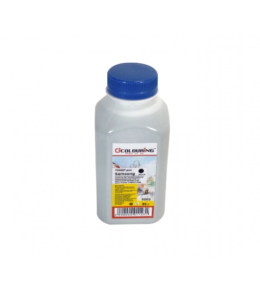 Тонер Colouring для принтеров Samsung MLT-D101/D103/D104/D105/D106/D108/D109/D205/D208/D209/D115/D111/Xerox Phaser 3155/3160/3210/3250/3600/3550/3635 80гр Фасовка РФ (СПБ)