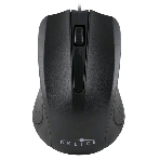 Мышь проводная Oklick 225M черный, 1200 dpi, USB, кнопки - 3, фото 1