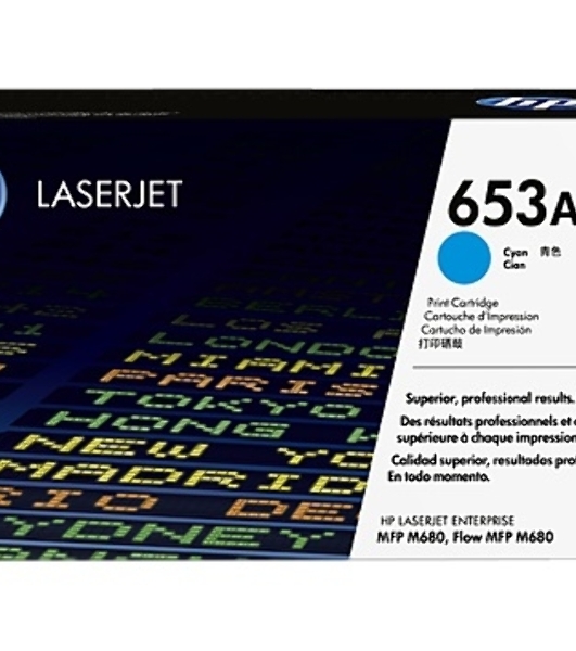Тонер Картридж HP 653A CF321A голубой для HP MFP M680 (16000 стр.)