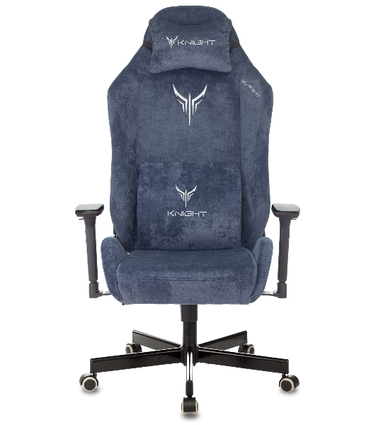 Кресло Knight N1 Fabric синий, ткань, 120 кг, механизм качания