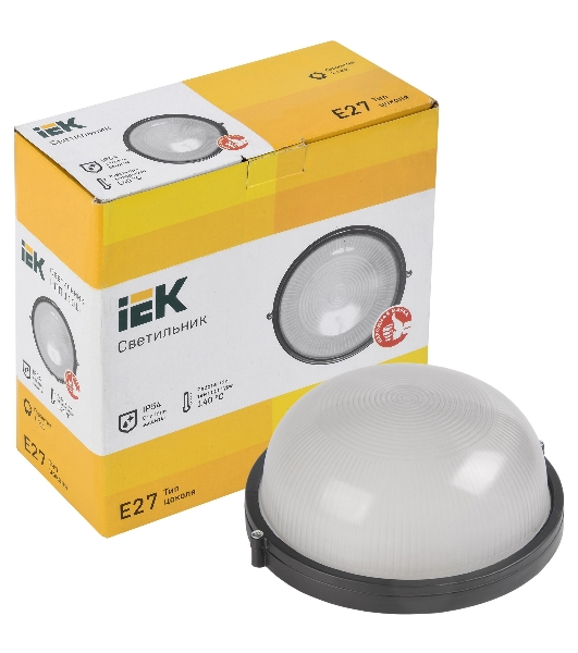 Светильник IEK 100Вт черный (LNPP0-1101-1-100-K02)