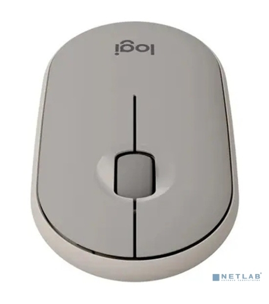 Мышь беспроводная Logitech Pebble M350 серый, 1000 dpi, радиоканал, Bluetooth, USB, кнопки - 3