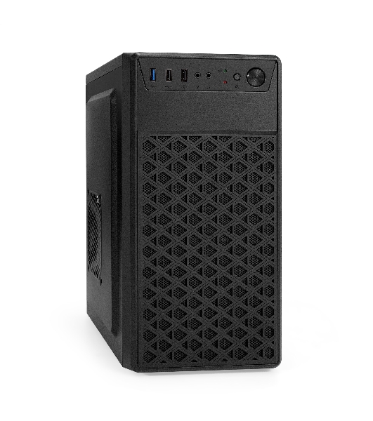 Компьютерный корпус Minitower ExeGate mEVO-7803-XP400 (mATX, БП XP400 с вент. 12см, 2*USB+1*USB 3.0, HD аудио, черный, 2 вент. 12см с RGb подсветкой)