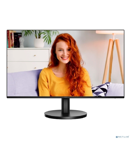 Монитор 23.8' AOC 24B3QA2 IPS 1920x1080, 120 Гц, 4 мс, 16:9, 300 кд/м², DP 1.2, HDMI 1.4, VGA, черный