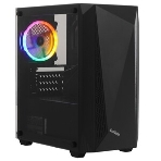 Компьютерный корпус Minitower ExeGate Mistery R2-NPX450 (mATX, БП 450NPX с вент. 12 см, 2*USB+1*USB 3.0, аудио, черный, 1 вент. 12см с RGb подсветкой и полоса на передней панели, боковая панель - закаленное стекло), фото15