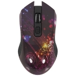 Мышь беспроводная Qumo Fractal M25 черный, 1600 dpi, радиоканал, USB, кнопки - 4, фото5