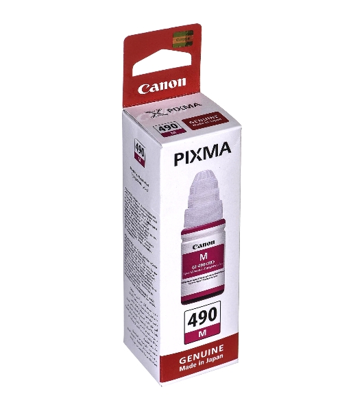Чернила Canon GI-490M 0665C001 пурпурный для Canon Pixma G1400/2400/3400 (70мл)