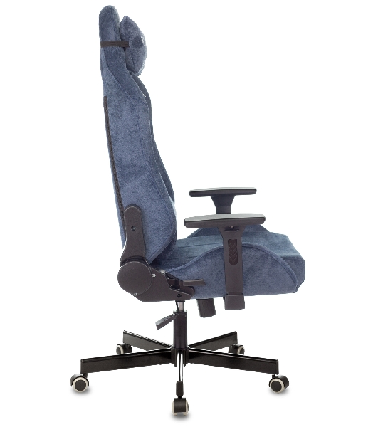 Кресло Knight N1 Fabric синий, ткань, 120 кг, механизм качания