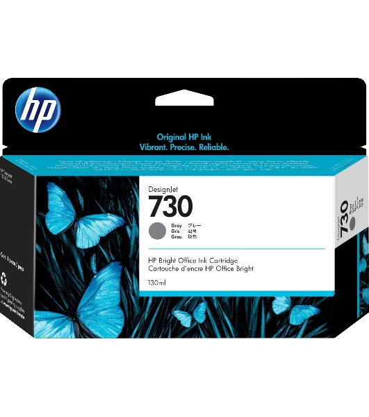 Картридж струйный HP 730 для HP DesignJet T1700, 130 мл, серый