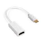 Кабель-адаптер Type-C-HDMI ExeGate EX-CM-HDMI2F-0.1 (USB Type-C/19F, 4K@120HZ 8K@ 30Hz, 0,1м), фото2