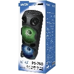 Колонка АС SVEN PS-750, черный (80 Вт, TWS, Bluetooth, FM, USB, microSD, LED-дисплей, 2х4400мА*ч), фото35