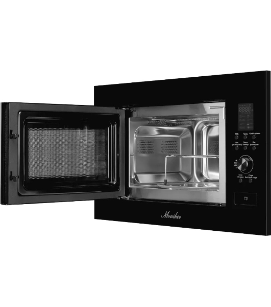 Встраиваемая микроволновая печь Monsher/High-Tech, 23 л, 900 Вт, черный цвет