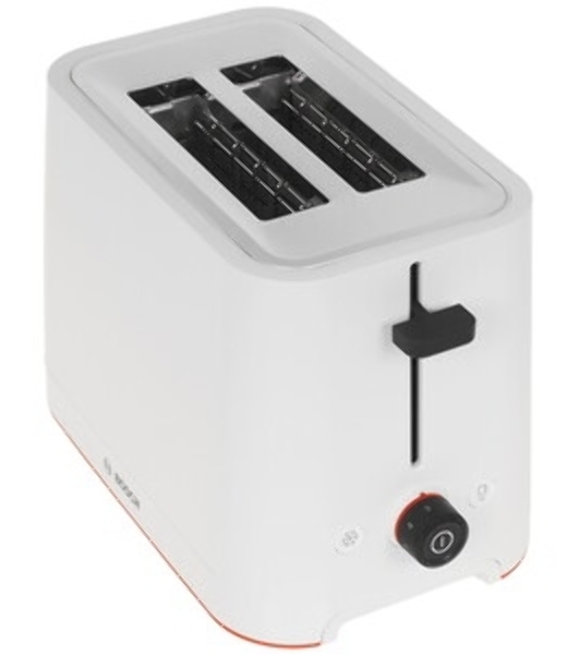Тостер Bosch TAT3M121 белый, 950 Вт, 2 слота