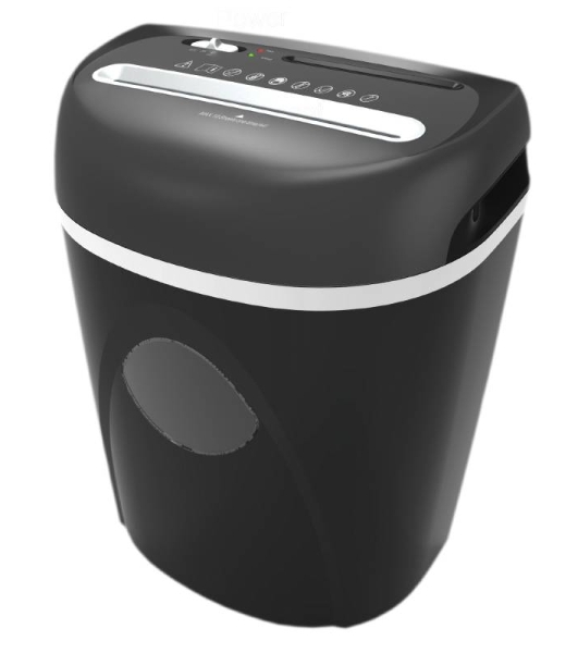 Шредер Office Kit S75 (секр.P-4)/фрагменты/15лист./27лтр./скрепки/скобы/пл.карты/CD