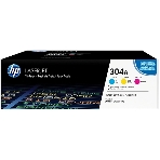 Картридж лазерный комплект HP CF372AM голубой/пурпурный/желтый для Color Laser Jet CP2025, CM2320mfp (3 х 2800), фото2
