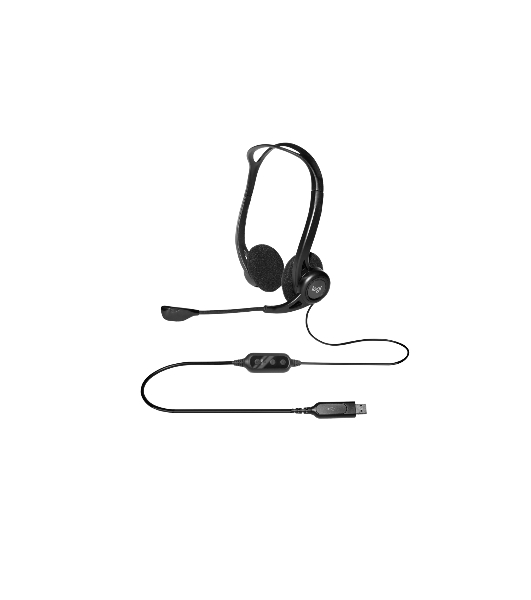 Гарнитура Logitech PC Headset 960 Stereo чёрный, проводная, USB