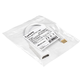 Кабель-адаптер Type-C-HDMI ExeGate EX-CM-HDMI2F-0.1 (USB Type-C/19F, 4K@120HZ 8K@ 30Hz, 0,1м)