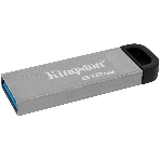 Флешка USB Kingston DataTraveler Kyson (DTKN/512Gb), 512Gb, USB 3.2 Gen 1, R/W 200/60, серебристый/черный, фото4