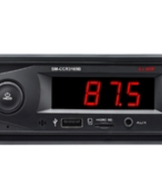 Автомагнитола Soundmax SM-CCR3169B, 1 DIN, Bluetooth, USB Type-A, AUX