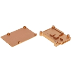 Корпус Qumo Aluminum case without fan, Raspberry Pi 4, gold(RS005), фото3