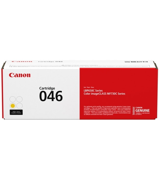 Картридж лазерный Canon 046Y желтый для i-SENSYS MF732/734/735, LBP653/654 2300 страниц