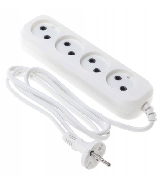 Сетевой удлинитель Buro BU-PSL4.1/W 1.5 м (4 розетки) белый (пакет ПЭ)
