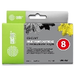 Картридж струйный Cactus CS-CLI8Y желтый (12 мл) для Canon Pixma iP4200, iP4300, iP4500, iP5100, iP5300, iP6600, iP6700, iP7500, iP7600, MP500, MP530, MP600, MP800, MP810, MP830, MP950, MP970, MX850, PRO-9000, фото4